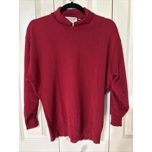 Women's Vintage Rich's Made In Italy Sweater Sz Medium 50% Lambswool Christmas